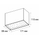 Накладной светильник Italline DL 3029 white 3000K