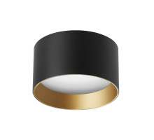 Накладной светильник Arlight SP-BISCOTTO-R120-12W Warm3300-MIX (BK-GD, 80 deg, 230V) 055026