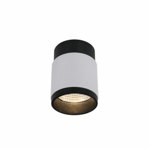 Накладной светильник iLedex Delta 1955-10W-3000K-36 BK+WH