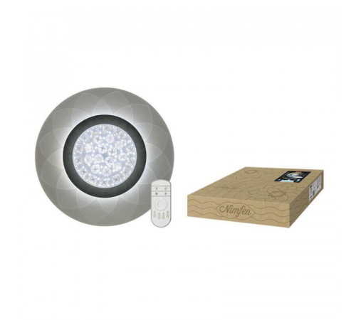 Потолочный светодиодный светильник Fametto Nimfea DLC-N502 34W ACRYL/CLEAR Потолочный светодиодный светильник Fametto Nimfea DLC-N502 34W ACRYL/CLEAR