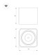 Накладной светильник Arlight SP-DICE-S78x78-10W Day4000 (WH, 24 deg, 230V) 046634