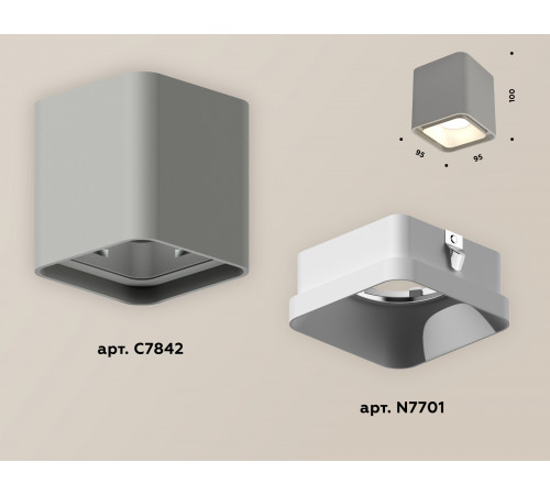Накладной светильник Ambrella Light Techno XS7842001 (C7842, N7701) Накладной светильник Ambrella Light Techno XS7842001 (C7842, N7701)