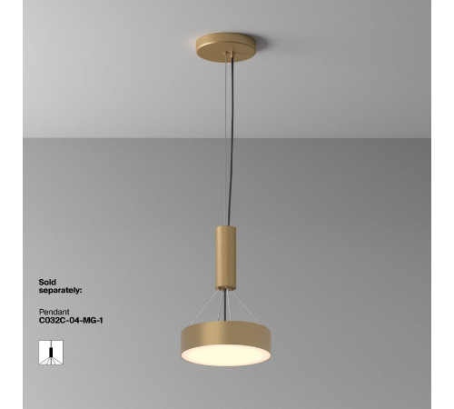 Накладной светильник Maytoni Zon C032CL-24W3K-RD-MG Накладной светильник Maytoni Zon C032CL-24W3K-RD-MG