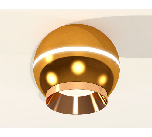 Накладной светильник с дополнительной подсветкой Ambrella Light Techno XS1105002 (C1105, N7034)