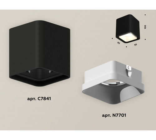 Накладной светильник Ambrella Light Techno XS7841001 (C7841, N7701) Накладной светильник Ambrella Light Techno XS7841001 (C7841, N7701)