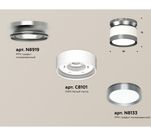 Потолочный светильник Ambrella Light Techno Spot XS8101070 (N8919, C8101, N8133) Потолочный светильник Ambrella Light Techno Spot XS8101070 (N8919, C8101, N8133)