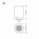 Накладной светильник Arlight SP-FOCUS-R90-9W Day White 021424
