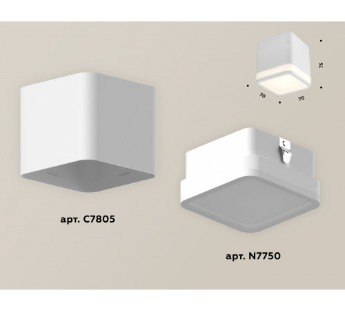 Потолочный светильник Ambrella Light Techno Spot XS7805030 (C7805, N7750)