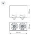 Накладной светильник Arlight SP-Cubus-S100x200-2x11W Warm3000 023084(2)