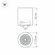 Накладной светильник Arlight SP-FOCUS-R120-16W Warm White 021065