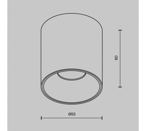 Накладной светильник Maytoni Alfa LED C064CL-5W3K-RD-WB Накладной светильник Maytoni Alfa LED C064CL-5W3K-RD-WB