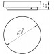 Накладной светильник Arte Lamp Aqva-tablet Led A6818PL-1WH