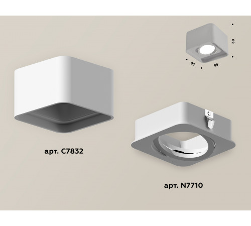 Накладной светильник Ambrella Light Techno XS7832010 (C7832, N7710)