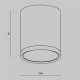 Потолочный светильник Maytoni Technical Hoop C086CM-GX53-MRD-WB