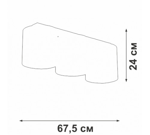 Потолочный светильник Vitaluce V2882-1/3PL Потолочный светильник Vitaluce V2882-1/3PL