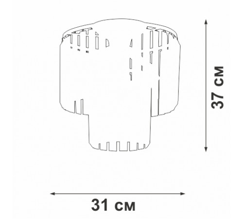 Потолочный светильник Vitaluce V5155-1/4PL Потолочный светильник Vitaluce V5155-1/4PL