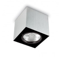 Потолочный светильник Ideal Lux Mood PL1 Small Square Alluminio 140926