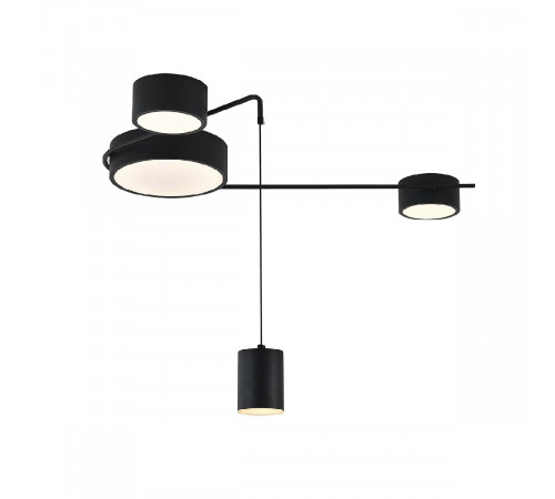 Потолочный светильник Indigo Modulo 14028/4С Black V000162L Потолочный светильник Indigo Modulo 14028/4С Black V000162L