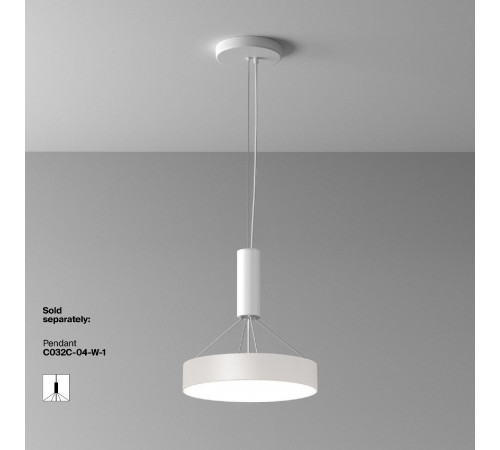 Потолочный светильник Maytoni Zon C032CL-36W4K-RD-W