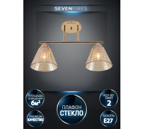 Потолочный светильник Seven Fires Fabius SF3391/2C-FGD-CL