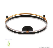 Потолочный светильник Crystal Lux FERNANDO PL72W LED BLACK/GOLD