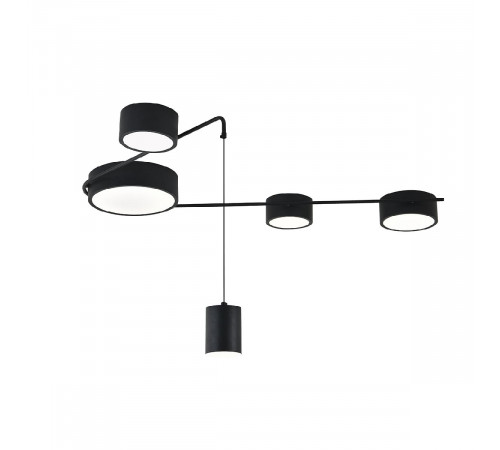 Потолочный светильник Indigo Modulo 14028/5С Black V000161L Потолочный светильник Indigo Modulo 14028/5С Black V000161L