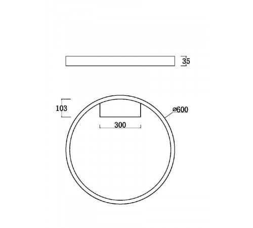 Потолочный светильник Maytoni Rim MOD058CL-L35BS3K Потолочный светильник Maytoni Rim MOD058CL-L35BS3K