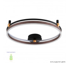 Потолочный светильник Crystal Lux FERNANDO PL72W LED COFFEE/BLACK