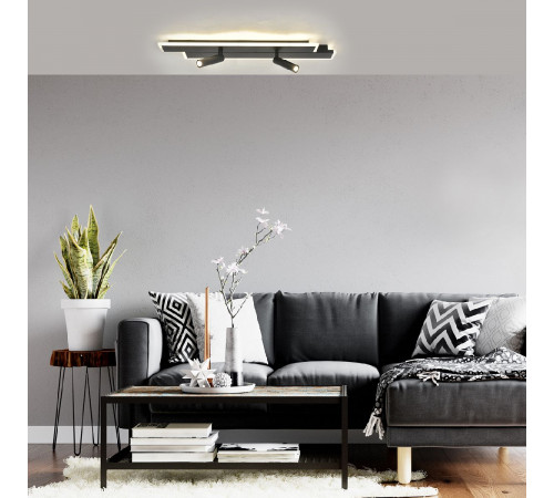 Потолочный светильник Escada 20047led 20047SMA/02LED BK Потолочный светильник Escada 20047led 20047SMA/02LED BK