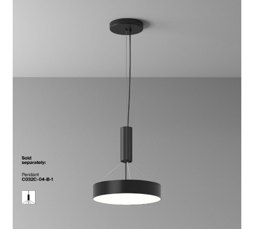 Потолочный светильник Maytoni Zon C032CL-36W4K-RD-B Потолочный светильник Maytoni Zon C032CL-36W4K-RD-B
