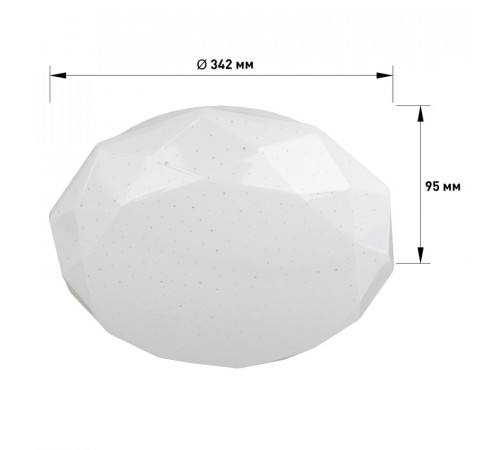 Потолочный светильник Эра SPB-6-24-4K Sparkle Б0054055 Потолочный светильник Эра SPB-6-24-4K Sparkle Б0054055