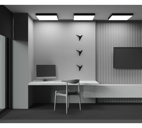 Потолочный светильник Maytoni Zon C032CL-90W4K-SQ-B Потолочный светильник Maytoni Zon C032CL-90W4K-SQ-B