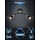 Потолочный светильник Seven Fires Bens SF3381/2C-BK-FGD-BK