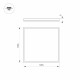 Светодиодная панель Arlight DL-INTENSO-S600x600-40W White6000 (WH, 120 deg, 230V) 038431