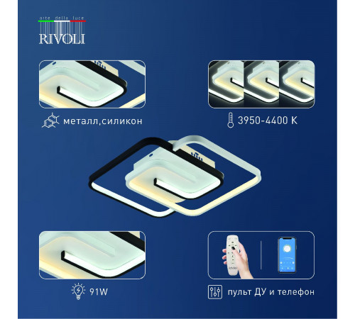 Потолочный светильник Rivoli Jenny 6102-103 Б0059010 Потолочный светильник Rivoli Jenny 6102-103 Б0059010