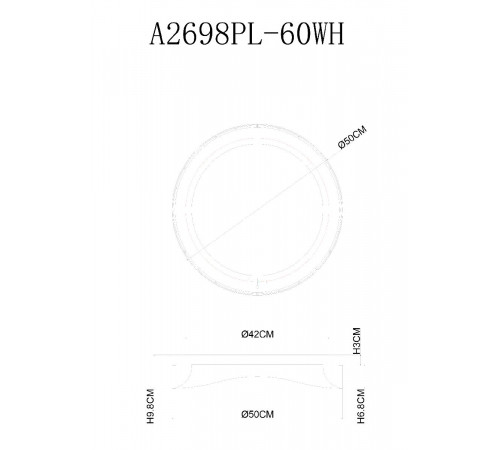 Потолочный светильник Arte Lamp Sualocin A2698PL-60WH Потолочный светильник Arte Lamp Sualocin A2698PL-60WH