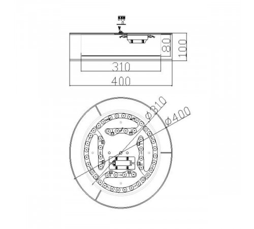 Потолочный светильник Freya Zoticus FR6005CL-L36G Потолочный светильник Freya Zoticus FR6005CL-L36G