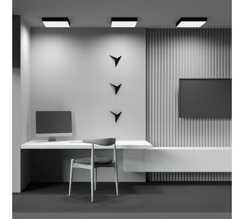 Потолочный светильник Maytoni Zon C032CL-45W3K-SQ-B Потолочный светильник Maytoni Zon C032CL-45W3K-SQ-B