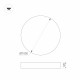 Потолочный светильник Arlight SP-PLATO-R1000-115W Warm3000 (BK, 120 deg, 230V) 038929