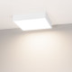 Потолочный светильник Arlight IM-QUADRO-EMERGENCY-3H-S350x350-33W Warm3000 (WH, 120 deg, 230V) 041010