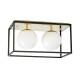 Потолочный светильник Lumina Deco Maldini LDC 8060-2 F.GD+BK