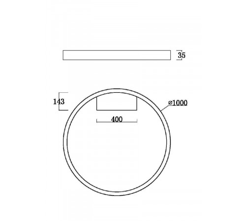 Потолочный светильник Maytoni Rim MOD058CL-L65W3K Потолочный светильник Maytoni Rim MOD058CL-L65W3K