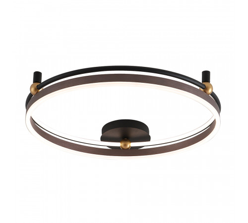 Потолочный светильник Crystal Lux FERNANDO PL72W LED COFFEE/BLACK Потолочный светильник Crystal Lux FERNANDO PL72W LED COFFEE/BLACK