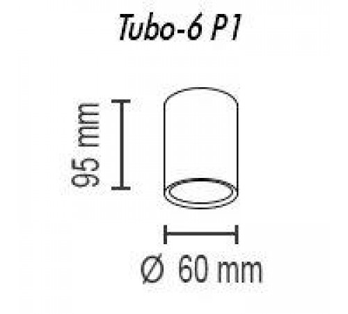 Потолочный светильник TopDecor Tubo6 P1 24 Потолочный светильник TopDecor Tubo6 P1 24