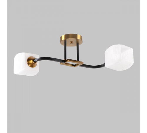 Потолочный светильник IMEX MD.52009-2-S-BK+GAB Потолочный светильник IMEX MD.52009-2-S-BK+GAB