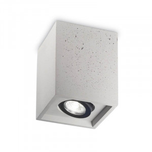 Потолочный светильник Ideal Lux Oak PL1 Square Cemento 150475
