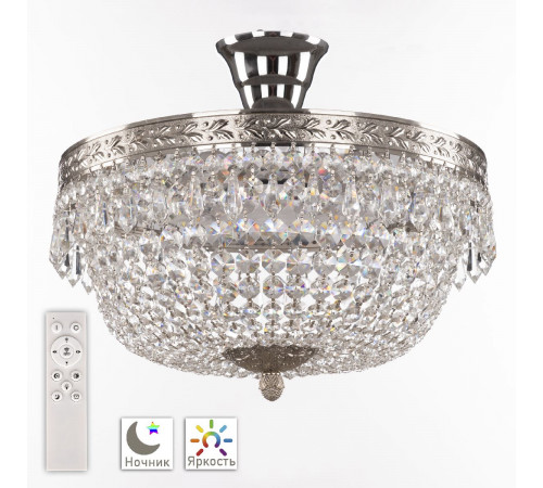 Потолочный светильник Bohemia Ivele Crystal 19011/35IV/LED-DIM Ni Потолочный светильник Bohemia Ivele Crystal 19011/35IV/LED-DIM Ni