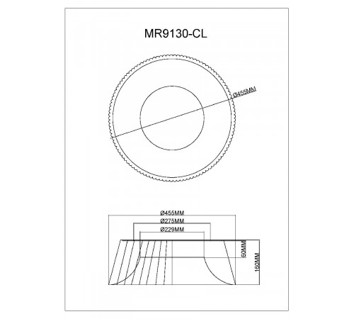 Потолочный светильник Myfar Tethys MR9130-CL