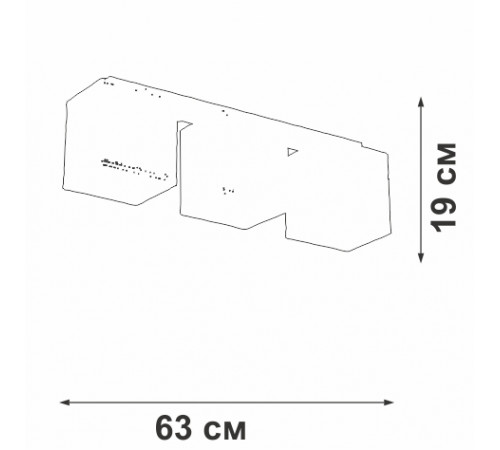 Потолочный светильник Vitaluce V2879-1/3PL