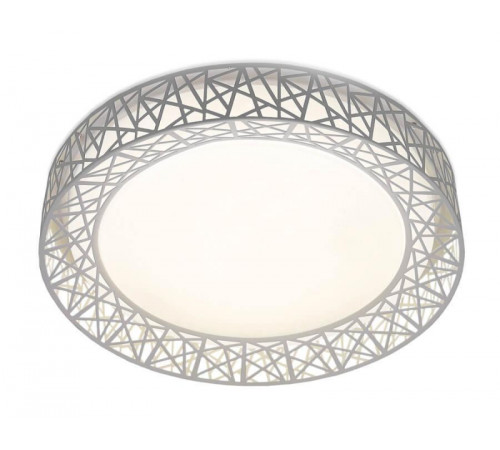 Потолочный светодиодный светильник Ambrella Light Orbital Design F122 WH 72W D450 Потолочный светодиодный светильник Ambrella Light Orbital Design F122 WH 72W D450